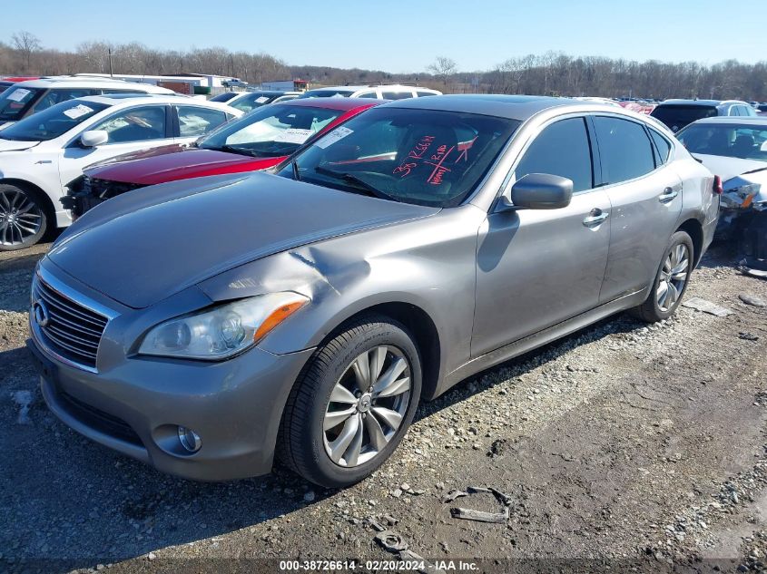 2013 Infiniti M37X VIN: JN1BY1AR5DM604813 Lot: 38726614