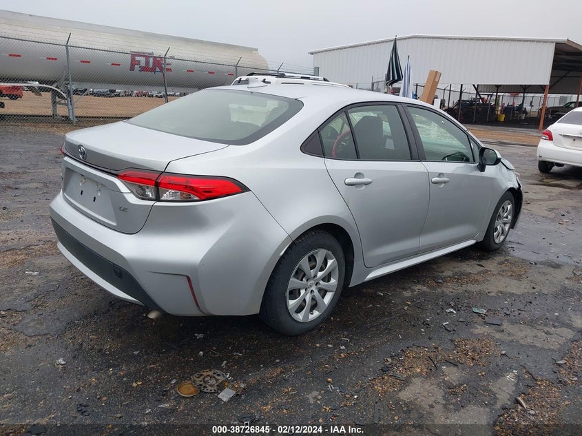 VIN JTDEPRAE1LJ075899 2020 TOYOTA COROLLA LE
