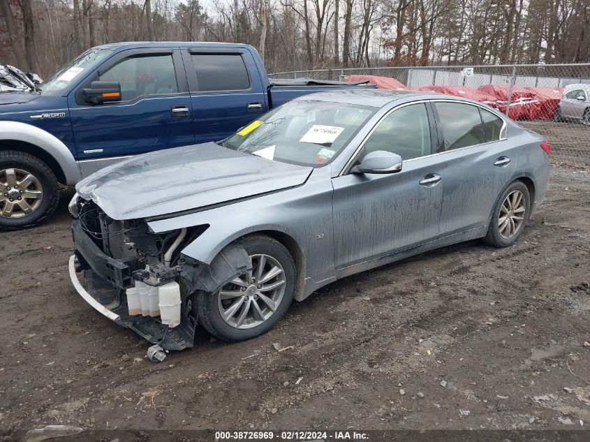 2014 Infiniti Q50 Premium VIN: JN1BV7AR0EM702242 Lot: 40928009