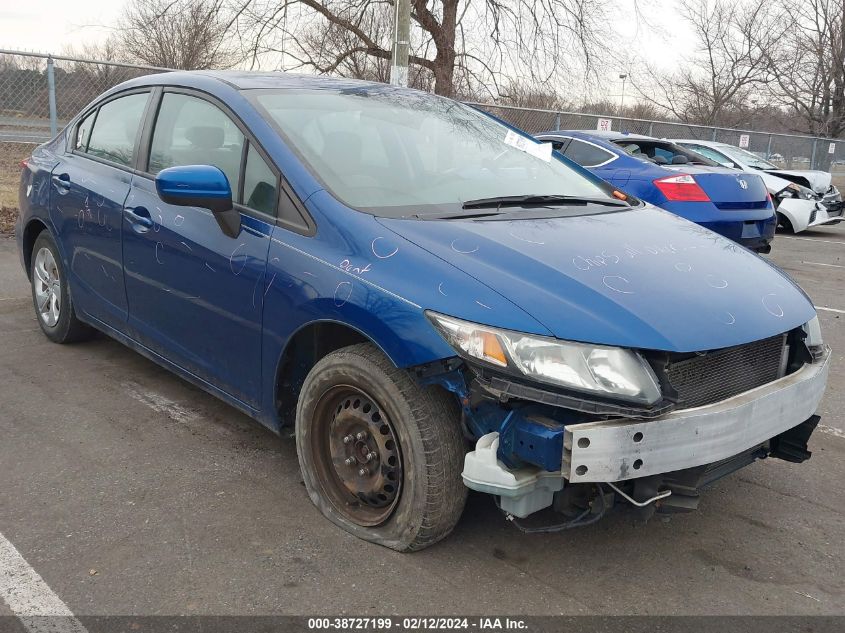 2014 Honda Civic Lx VIN: 2HGFB2F53EH553703 Lot: 38727199