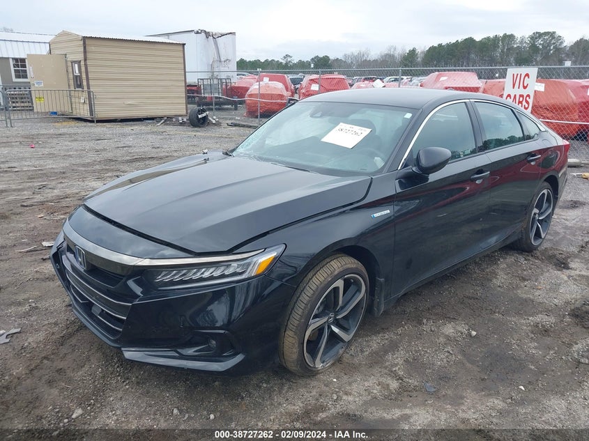 VIN 1HGCV3F2XNA043983 2022 HONDA ACCORD HYBRID SPORT