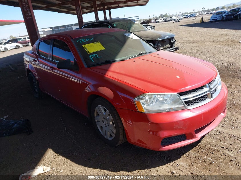 2013 DODGE AVENGER SE - 1C3CDZAB9DN530759