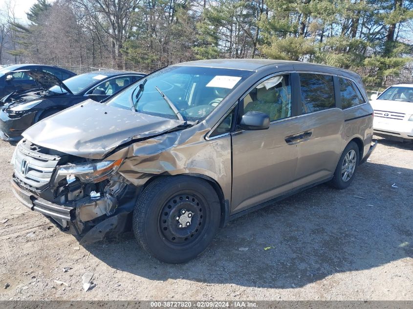 2011 Honda Odyssey Lx VIN: 5FNRL5H29BB100796 Lot: 38727820