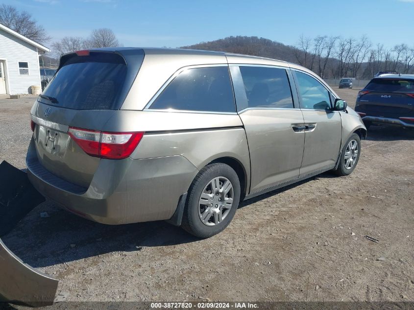 2011 Honda Odyssey Lx VIN: 5FNRL5H29BB100796 Lot: 38727820