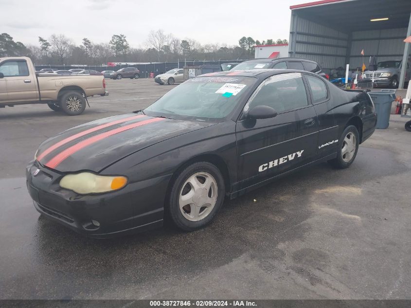 2003 Chevrolet Monte Carlo Ss VIN: 2G1WX12KX39306555 Lot: 38727846