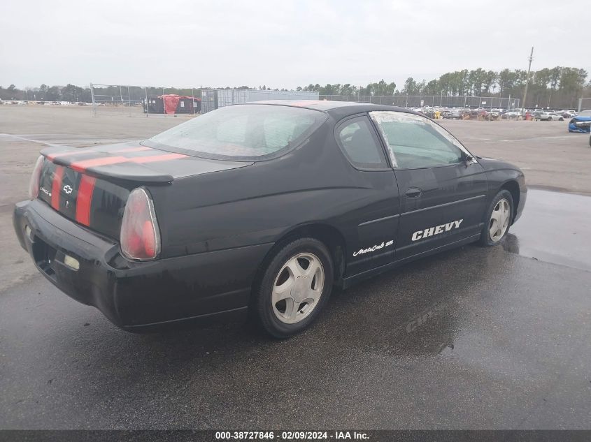 2003 Chevrolet Monte Carlo Ss VIN: 2G1WX12KX39306555 Lot: 38727846