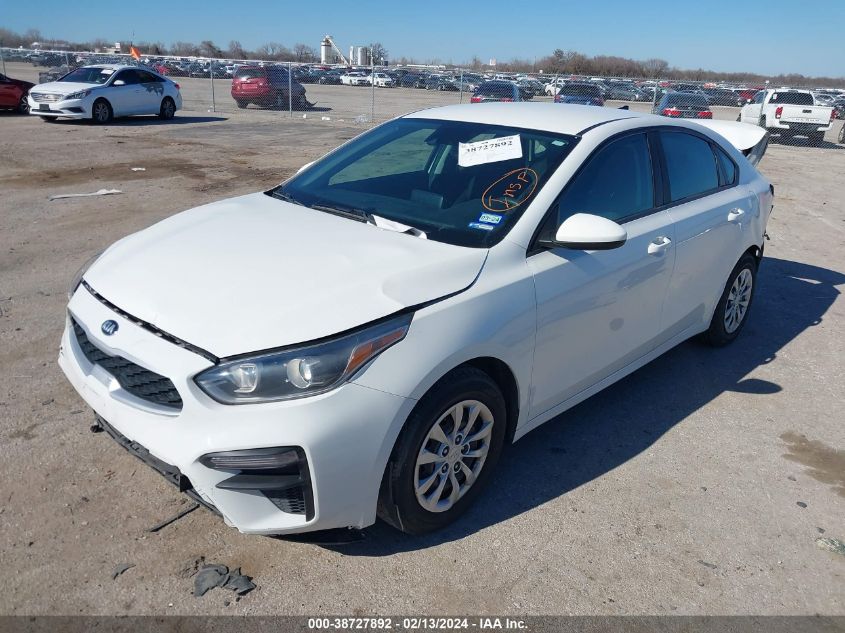 2019 Kia Forte Fe VIN: 3KPF24AD4KE008335 Lot: 38727892