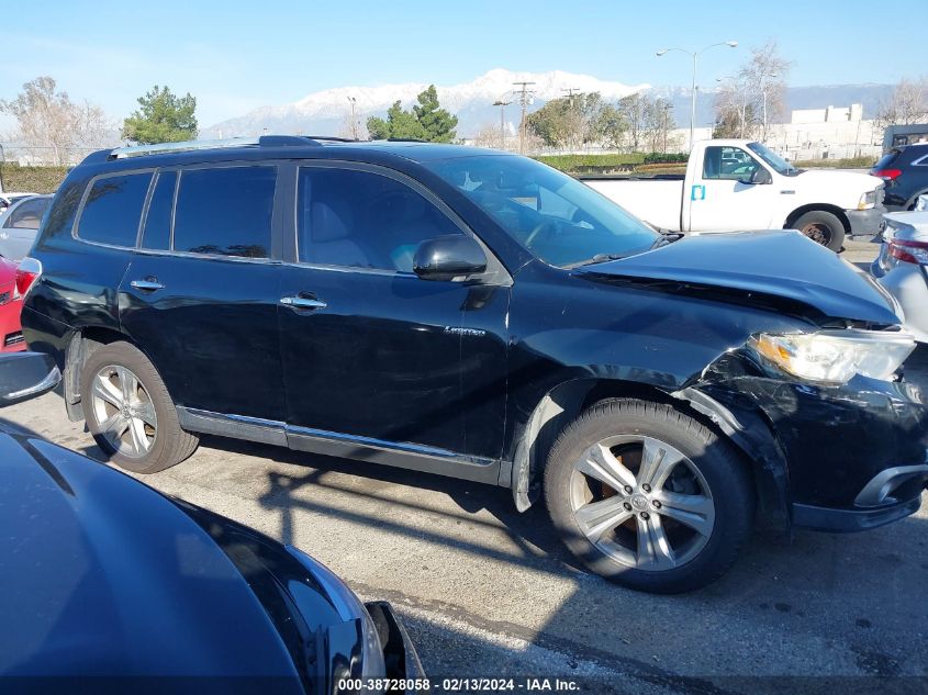 2012 Toyota Highlander Limited V6 VIN: 5TDYK3EH5CS088347 Lot: 38728058