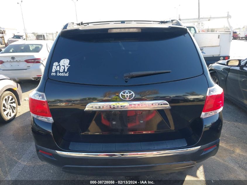 2012 Toyota Highlander Limited V6 VIN: 5TDYK3EH5CS088347 Lot: 38728058