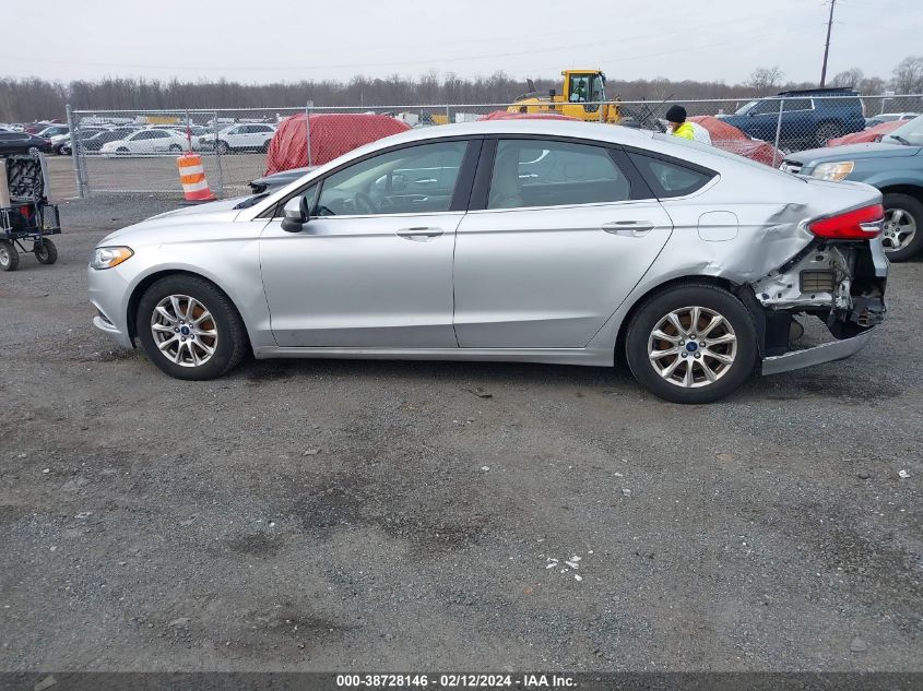 2018 Ford Fusion S VIN: 3FA6P0G79JR201363 Lot: 38728146