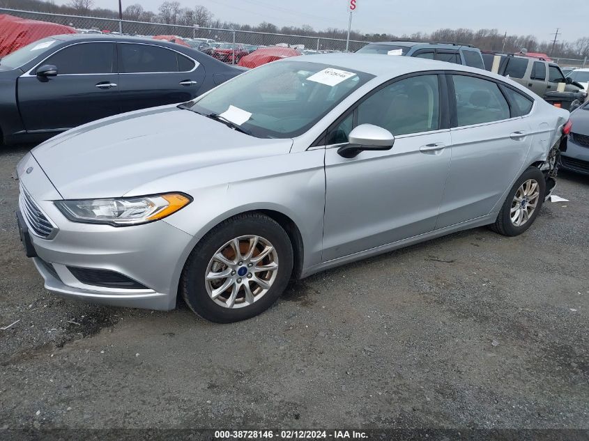 2018 Ford Fusion S VIN: 3FA6P0G79JR201363 Lot: 38728146