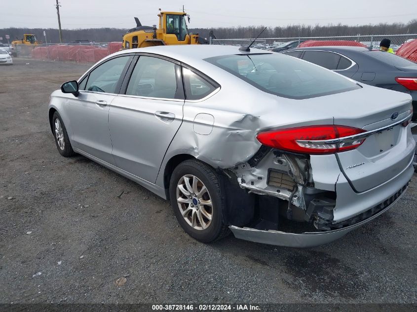 2018 Ford Fusion S VIN: 3FA6P0G79JR201363 Lot: 38728146