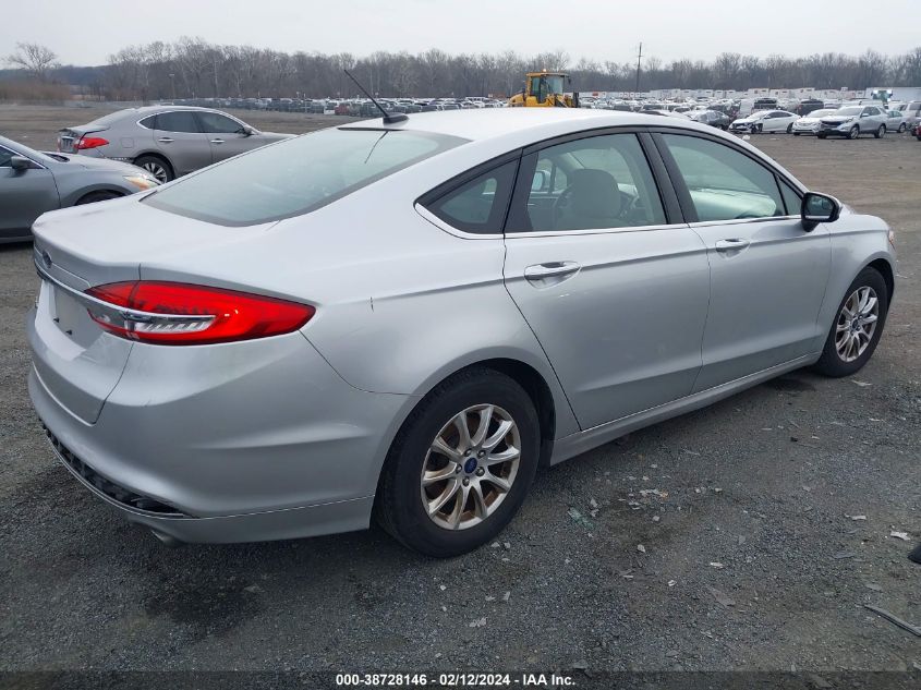 2018 Ford Fusion S VIN: 3FA6P0G79JR201363 Lot: 38728146