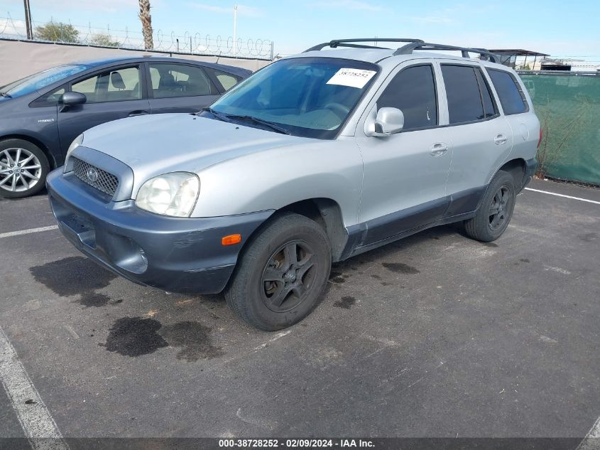 2004 Hyundai Santa Fe VIN: KM8SB12B64U583286 Lot: 38728252