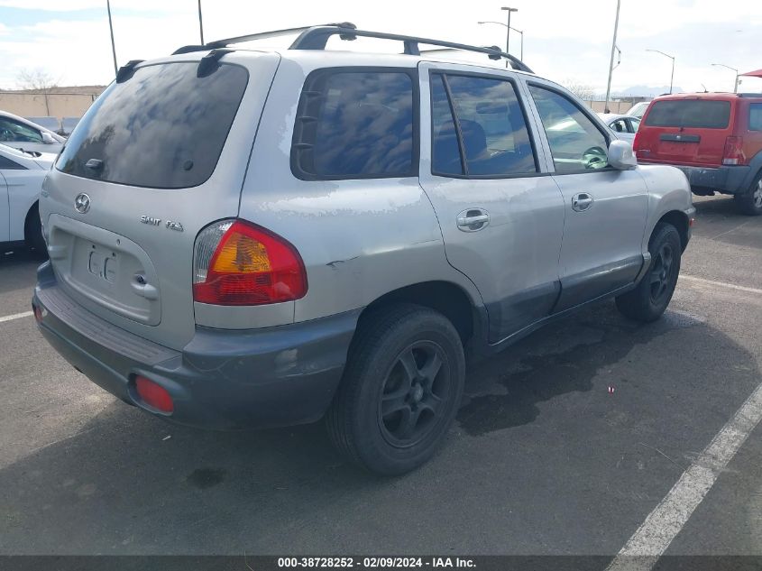 2004 Hyundai Santa Fe VIN: KM8SB12B64U583286 Lot: 38728252