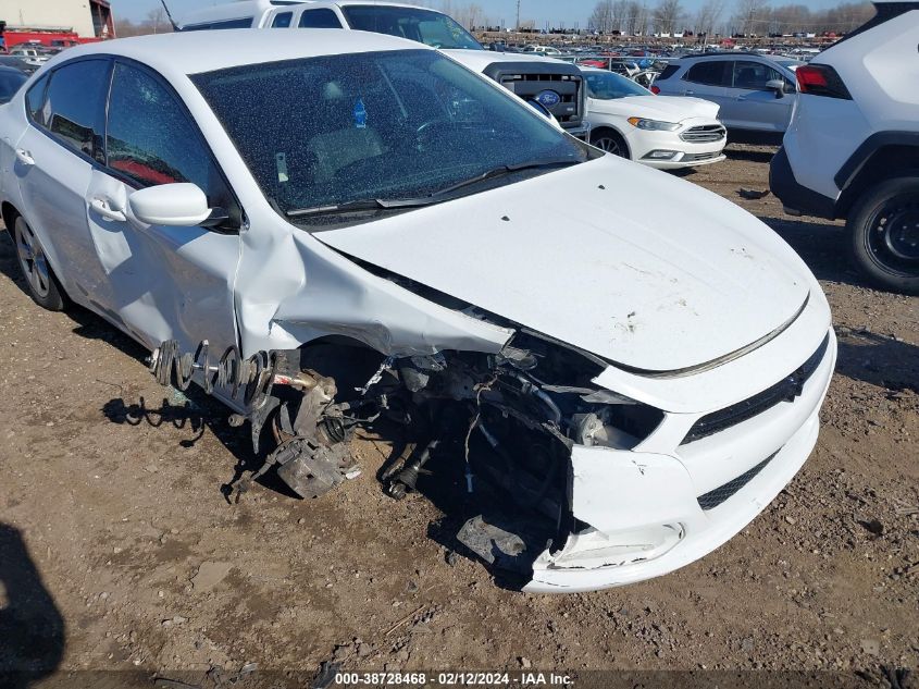 2015 Dodge Dart Sxt VIN: 1C3CDFBBXFD431616 Lot: 38728468