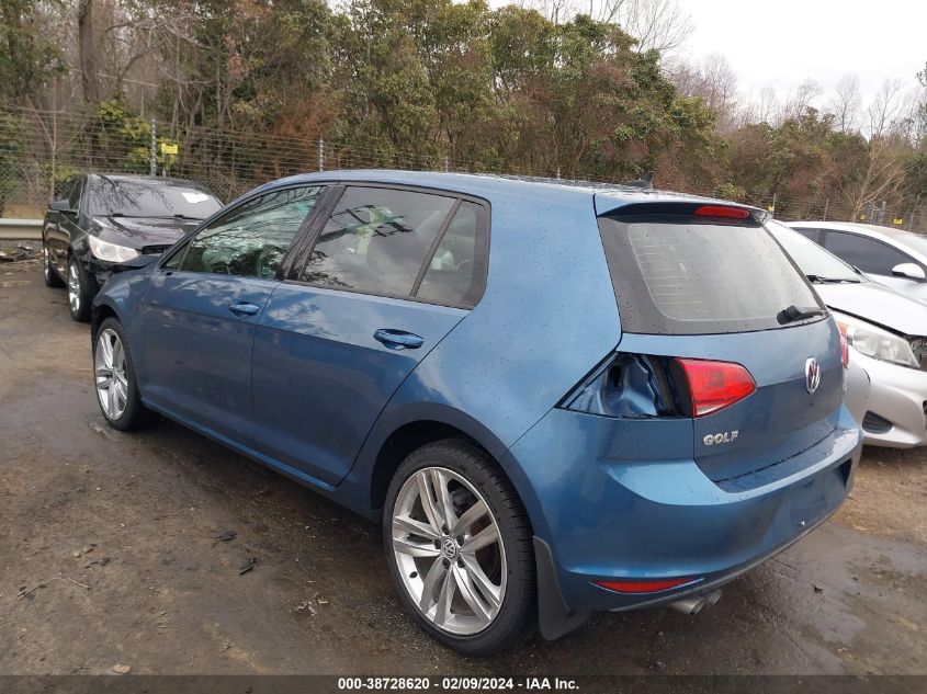 VIN 3VW2A7AU0FM012359 2015 VOLKSWAGEN GOLF no.3