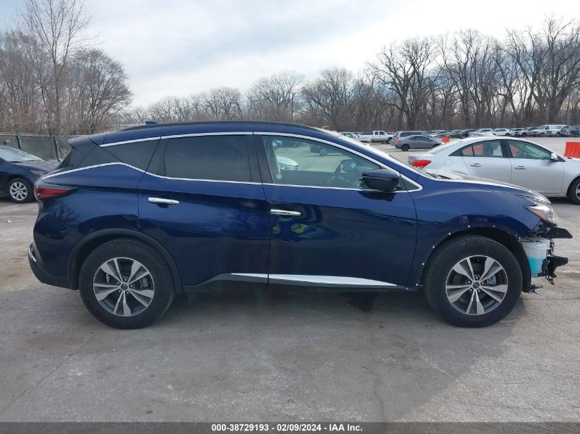 2023 Nissan Murano Sv Intelligent Awd VIN: 5N1AZ2BS1PC131334 Lot: 38729193