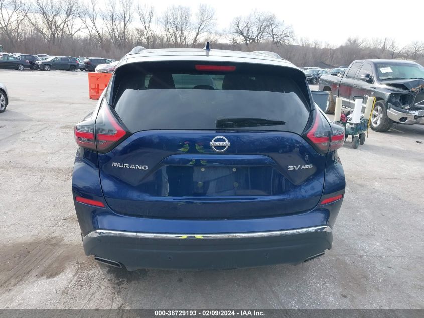 2023 Nissan Murano Sv Intelligent Awd VIN: 5N1AZ2BS1PC131334 Lot: 38729193