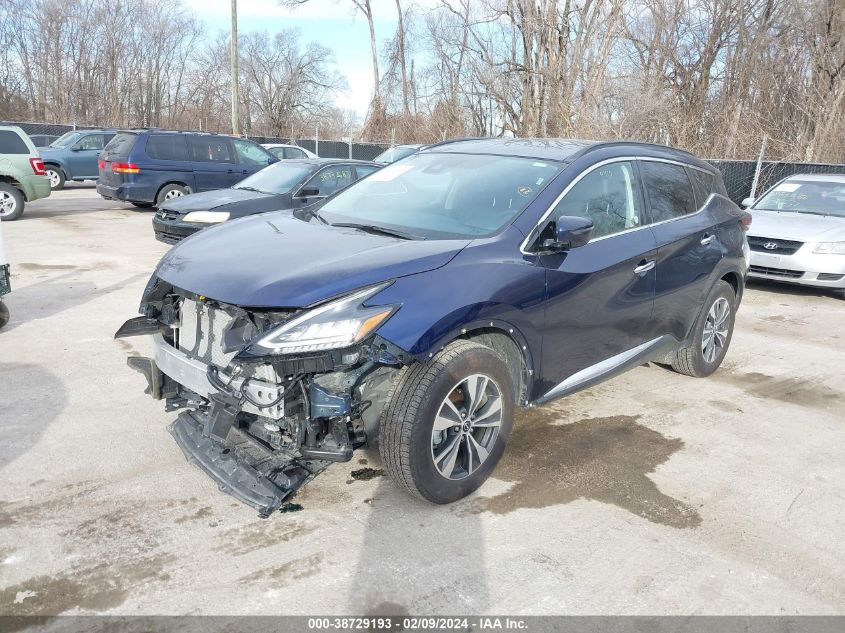 2023 Nissan Murano Sv Intelligent Awd VIN: 5N1AZ2BS1PC131334 Lot: 38729193