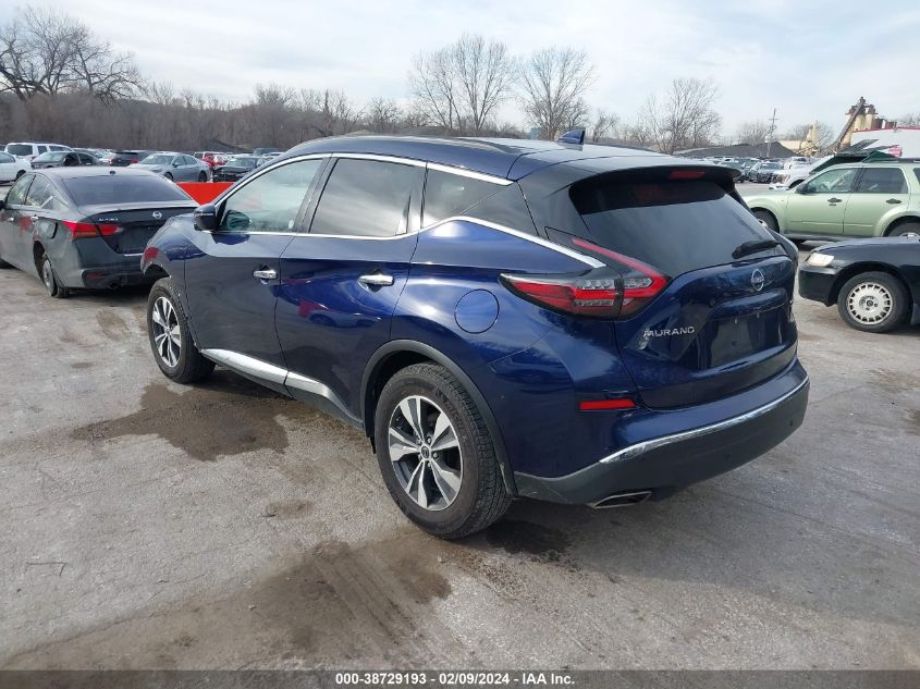 2023 Nissan Murano Sv Intelligent Awd VIN: 5N1AZ2BS1PC131334 Lot: 38729193