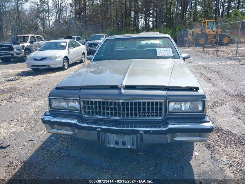 1G1BU51H6JA153565 1988 Chevrolet Caprice Classic Brougham