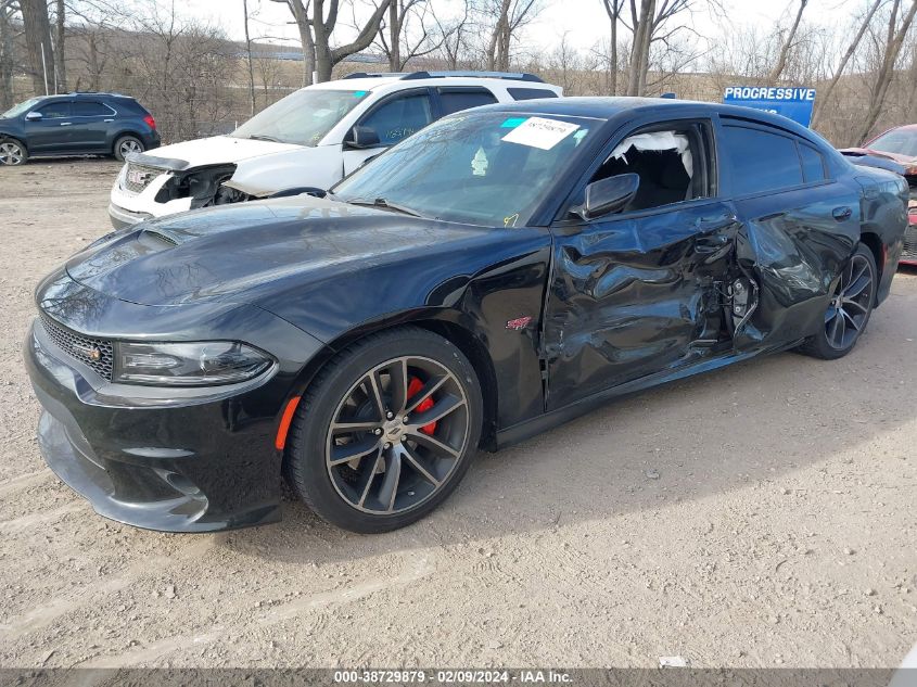 2017 Dodge Charger R/T Scat Pack Rwd VIN: 2C3CDXGJ8HH643605 Lot: 38729879