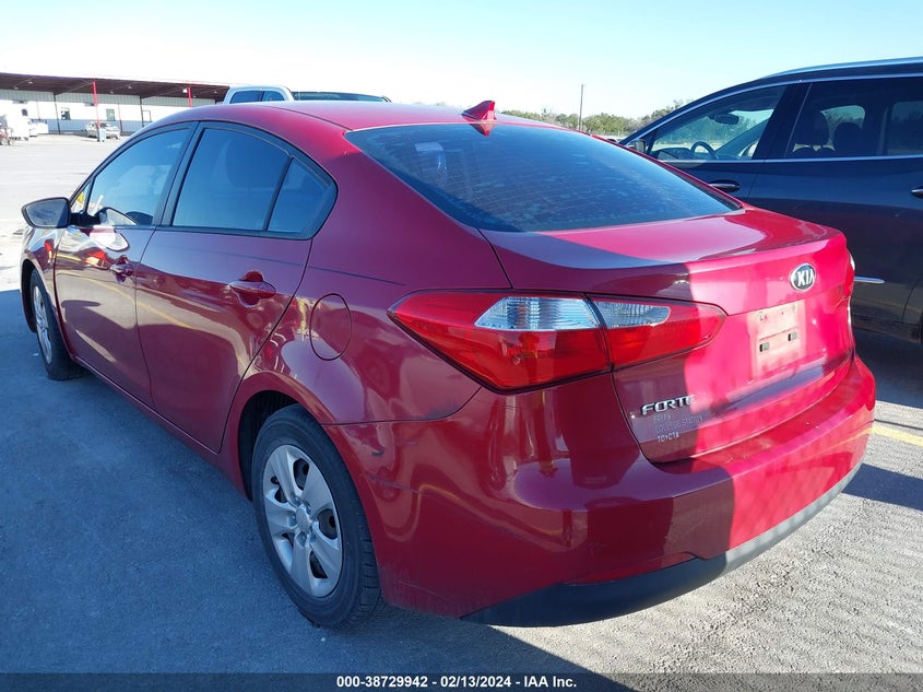 2016 KIA FORTE LX - KNAFK4A61G5562403