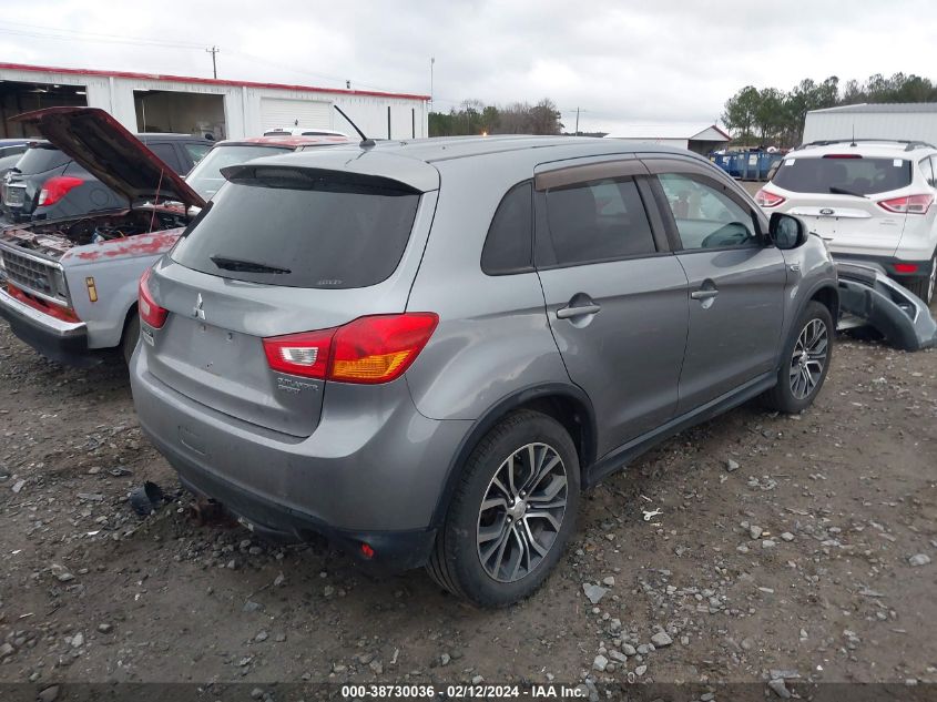 2016 Mitsubishi Outlander Sport 2.0 Es VIN: JA4AR3AU0GZ027650 Lot: 38730036