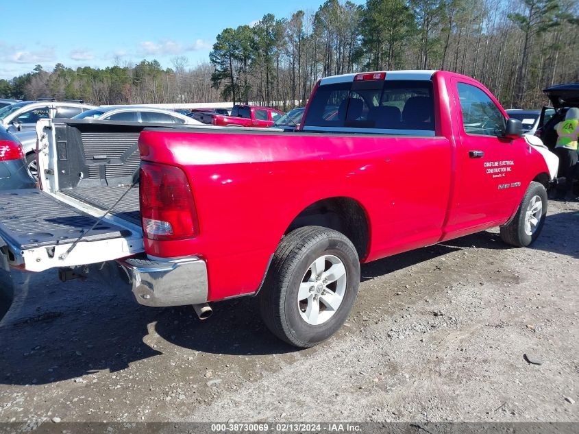 2012 Ram 1500 Slt VIN: 3C6JD6EP9CG165439 Lot: 38730069