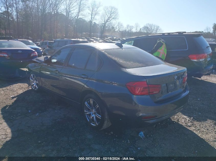 2017 BMW 320I VIN: WBA8E1G54HNU14440 Lot: 38730340