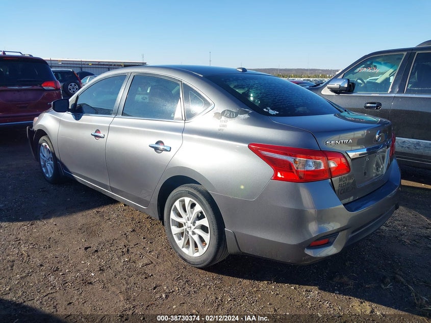 VIN 3N1AB7AP5JL632017 2018 NISSAN SENTRA SV