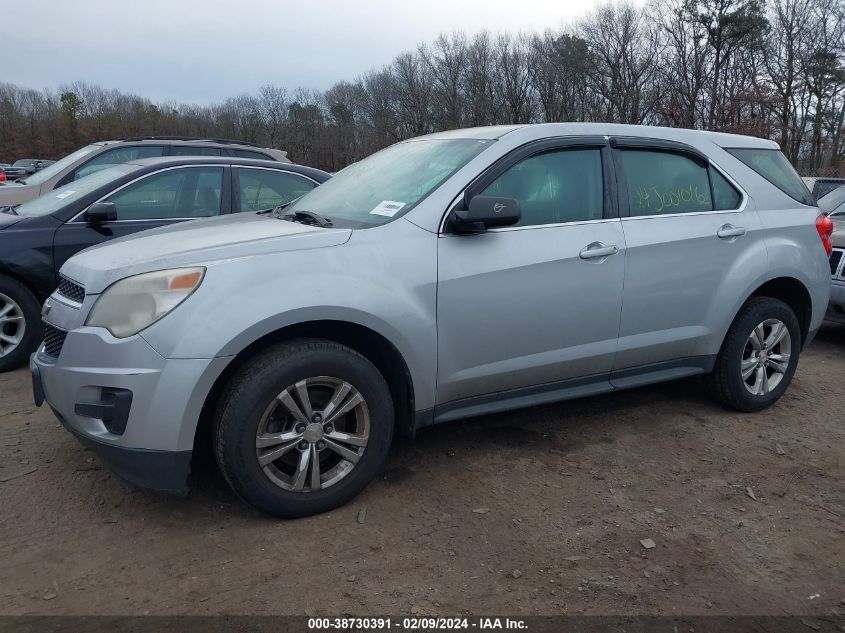 2012 Chevrolet Equinox Ls VIN: 2GNFLCEK6C6262038 Lot: 38730391