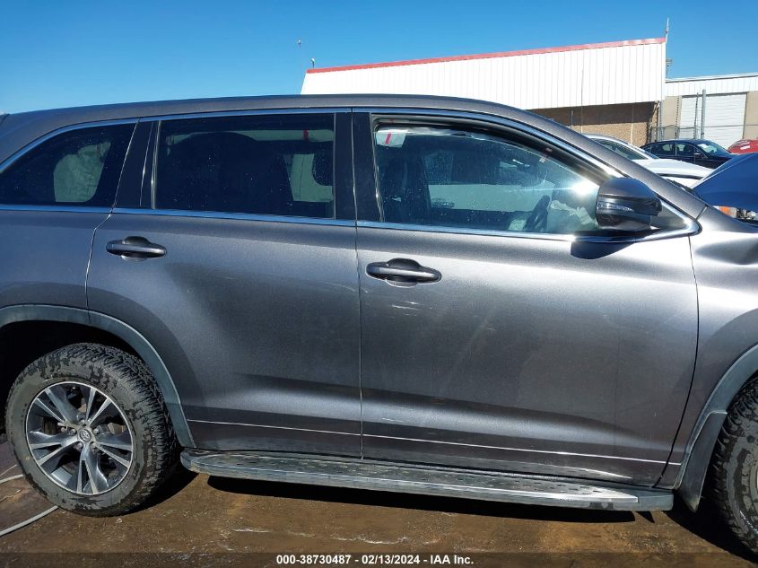 2017 Toyota Highlander Le Plus VIN: 5TDZZRFH1HS223610 Lot: 38730487