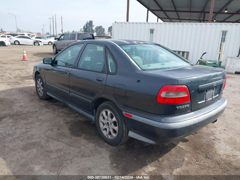 2000 Volvo S40 A/As VIN: YV1VS2554YF509771 Lot: 38730631