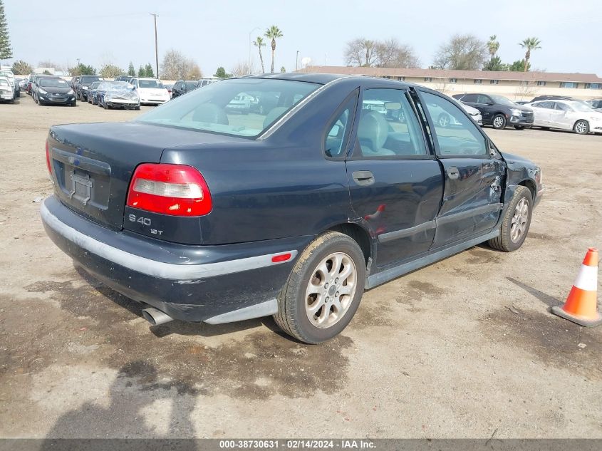 2000 Volvo S40 A/As VIN: YV1VS2554YF509771 Lot: 38730631