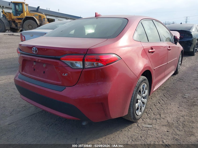 VIN JTDEPRAE3LJ104688 2020 TOYOTA COROLLA LE