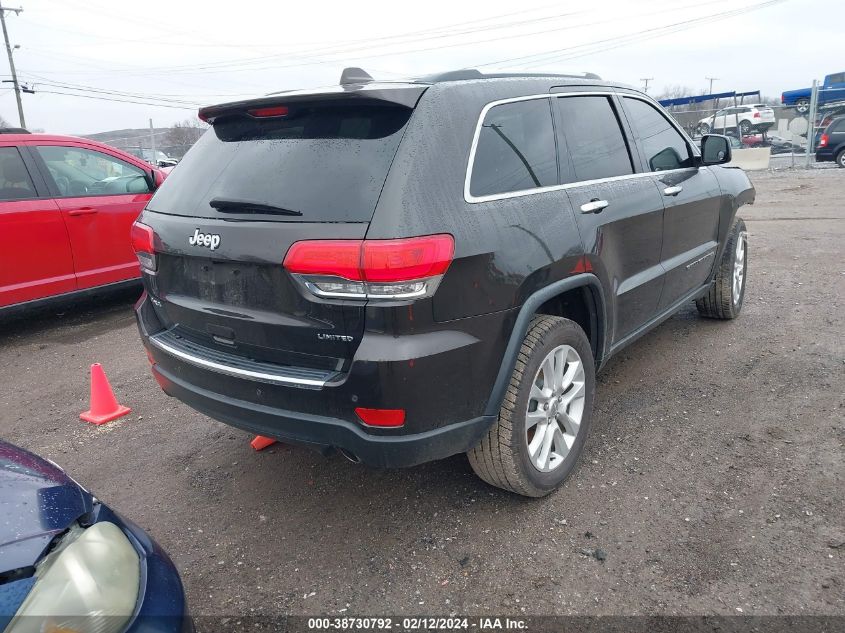 2017 Jeep Grand Cherokee Limited 4X4 VIN: 1C4RJFBG7HC788299 Lot: 38730792