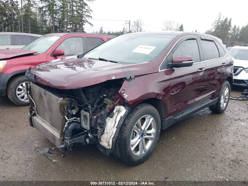 VIN 2FMPK4J9XJBB86803 2018 FORD EDGE SEL