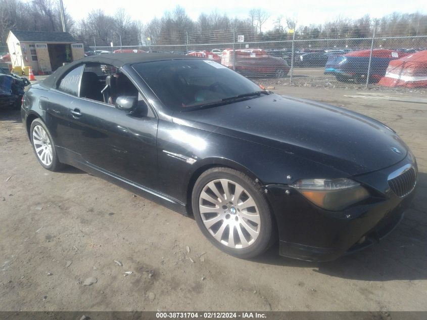 2004 BMW 645Ci VIN: WBAEK73484B320763 Lot: 38731704