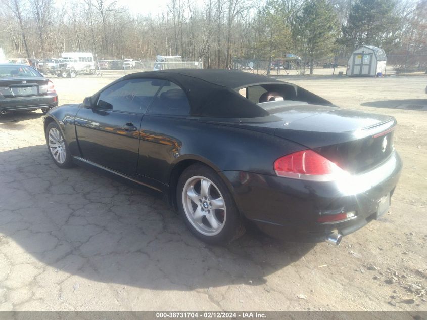 2004 BMW 645Ci VIN: WBAEK73484B320763 Lot: 38731704