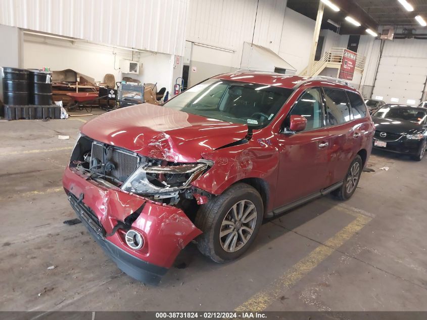 2015 Nissan Pathfinder Sv VIN: 5N1AR2MM4FC694312 Lot: 38731824