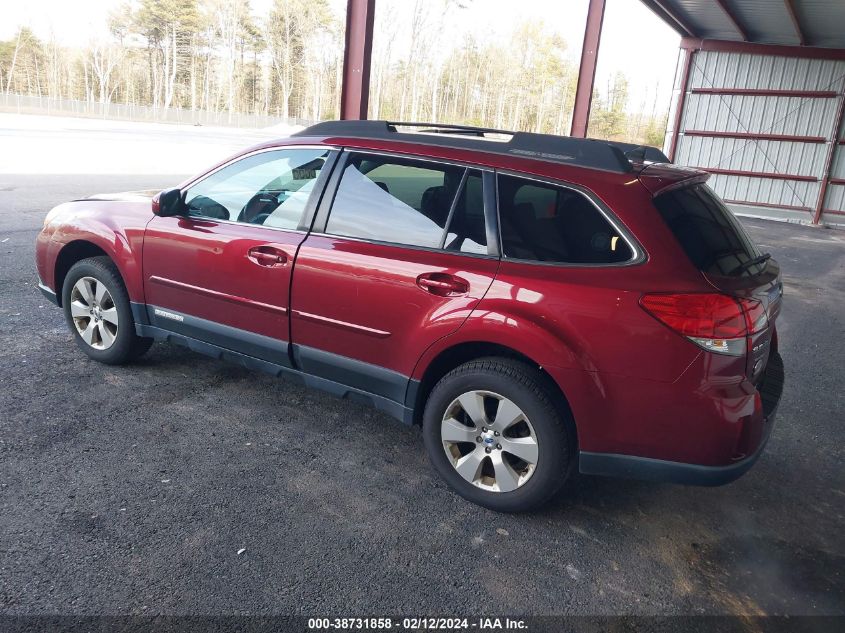 2012 Subaru Outback 2.5I Limited VIN: 4S4BRBKCXC3292370 Lot: 38731858