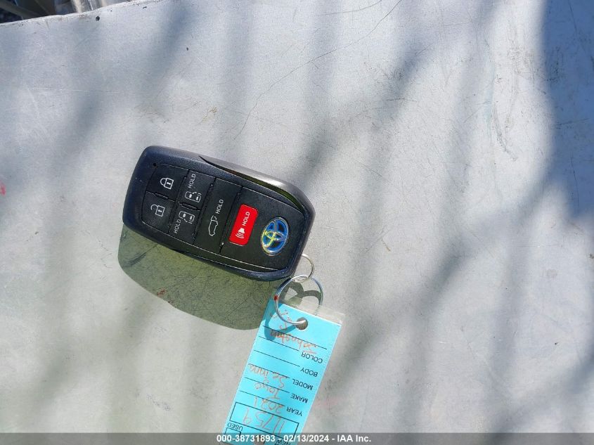 2021 Toyota Sienna Xle VIN: 5TDYRKEC0MS037477 Lot: 38731893