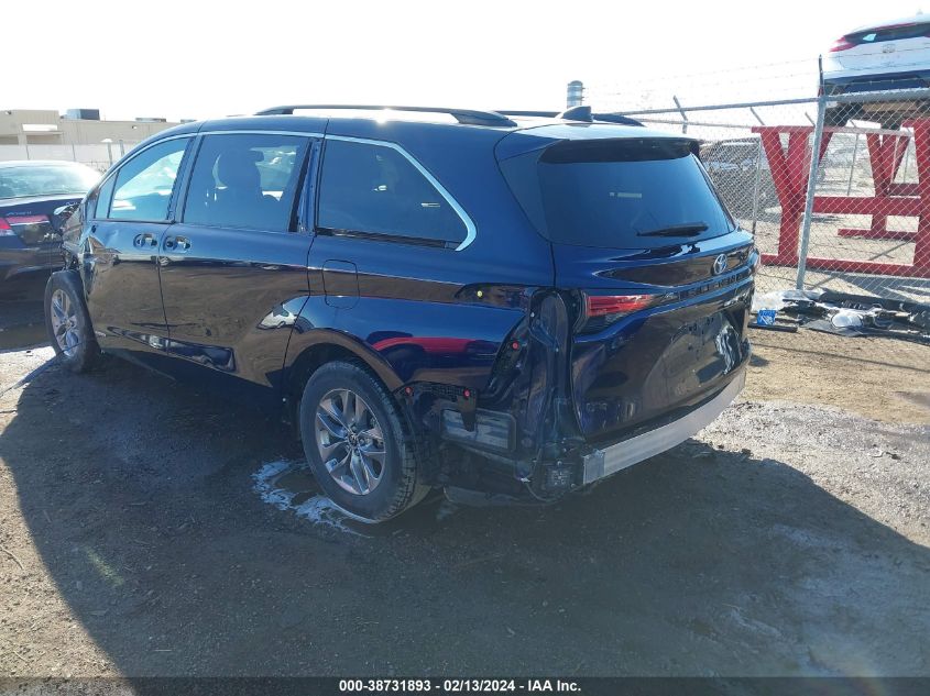 2021 Toyota Sienna Xle VIN: 5TDYRKEC0MS037477 Lot: 38731893