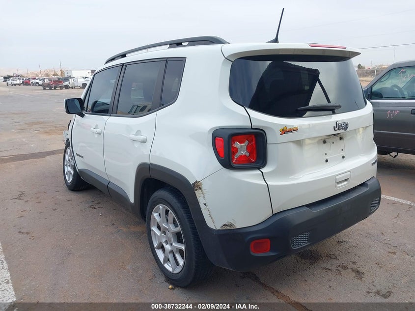 VIN ZACNJCBB8MPN01265 2021 JEEP RENEGADE LATITUDE FWD