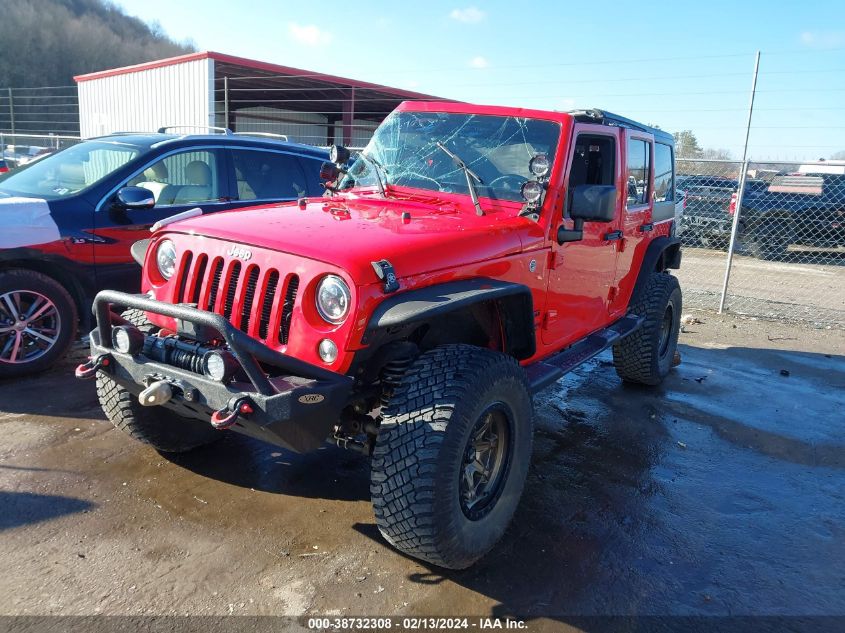 2017 Jeep Wrangler Unlimited Sport 4X4 VIN: 1C4BJWDG2HL720426 Lot: 38732308