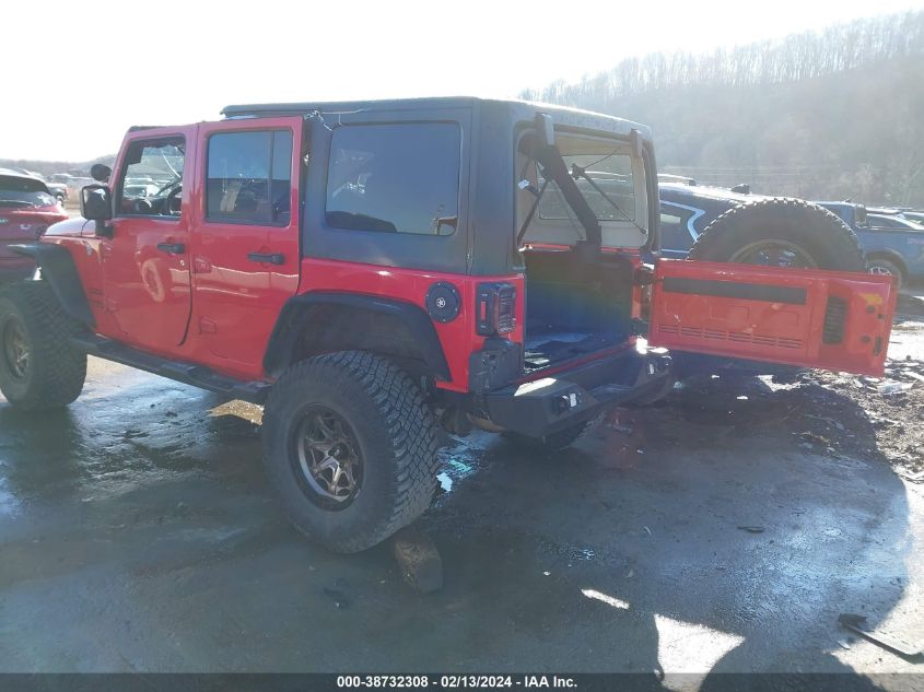 2017 Jeep Wrangler Unlimited Sport 4X4 VIN: 1C4BJWDG2HL720426 Lot: 38732308