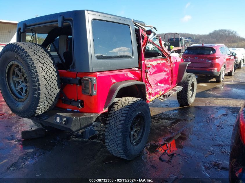 2017 Jeep Wrangler Unlimited Sport 4X4 VIN: 1C4BJWDG2HL720426 Lot: 38732308