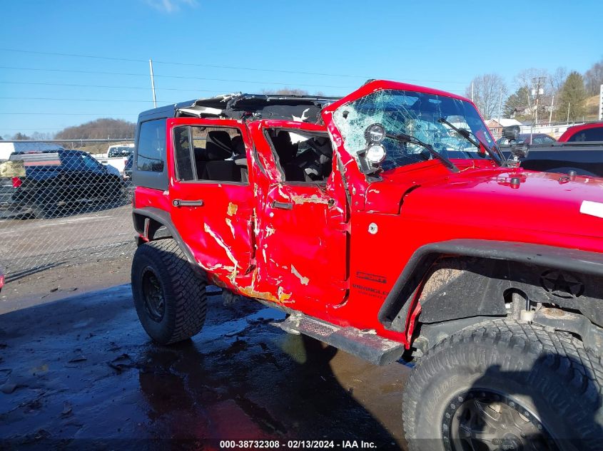 2017 Jeep Wrangler Unlimited Sport 4X4 VIN: 1C4BJWDG2HL720426 Lot: 38732308